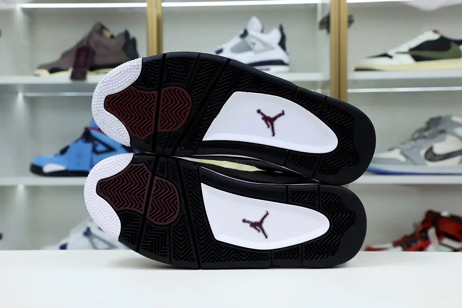 X JORDAN JORDAN AIR 4 SAINT-GERMAIN 'BORDEAUX' PARIS Kimikick RETRO AIR 0727
